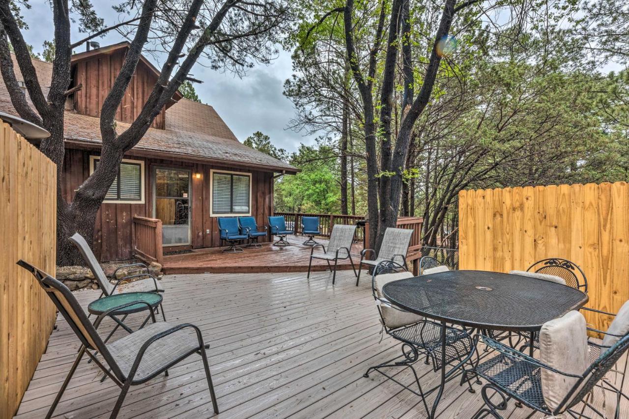 Rustic Ruidoso Cabin With Large Deck And Grill! Exterior foto